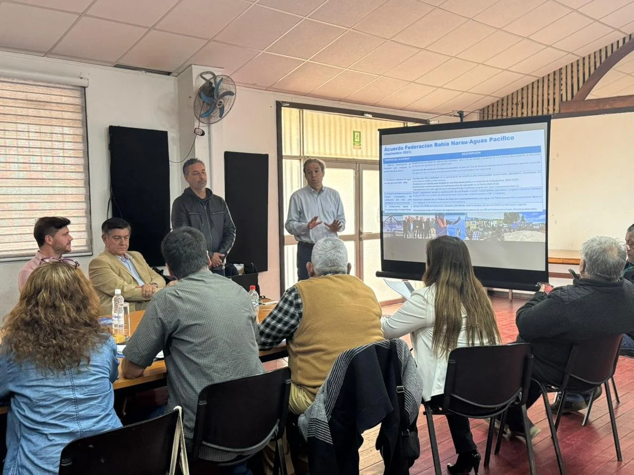 Federación de Pescadores Bahía Narau y Aguas Pacífico dan a conocer la Mesa de la Salinidad a la Comisión Normativa y de Recuperación Ambiental del CRAS Quintero – Puchuncaví