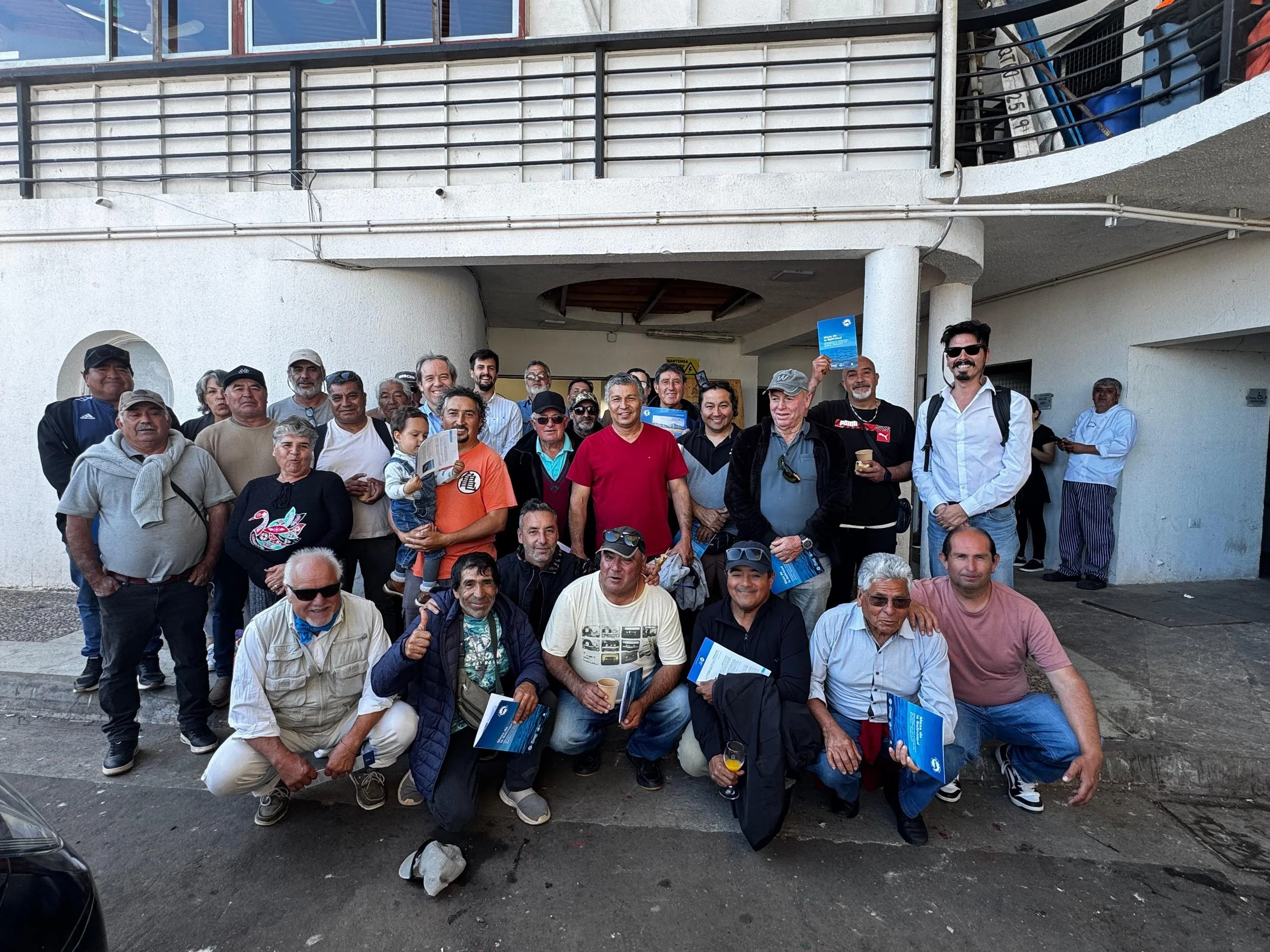 Federación Bahía Narau y Aguas Pacífico celebraron significativo avance de la planta multipropósito de productos del mar