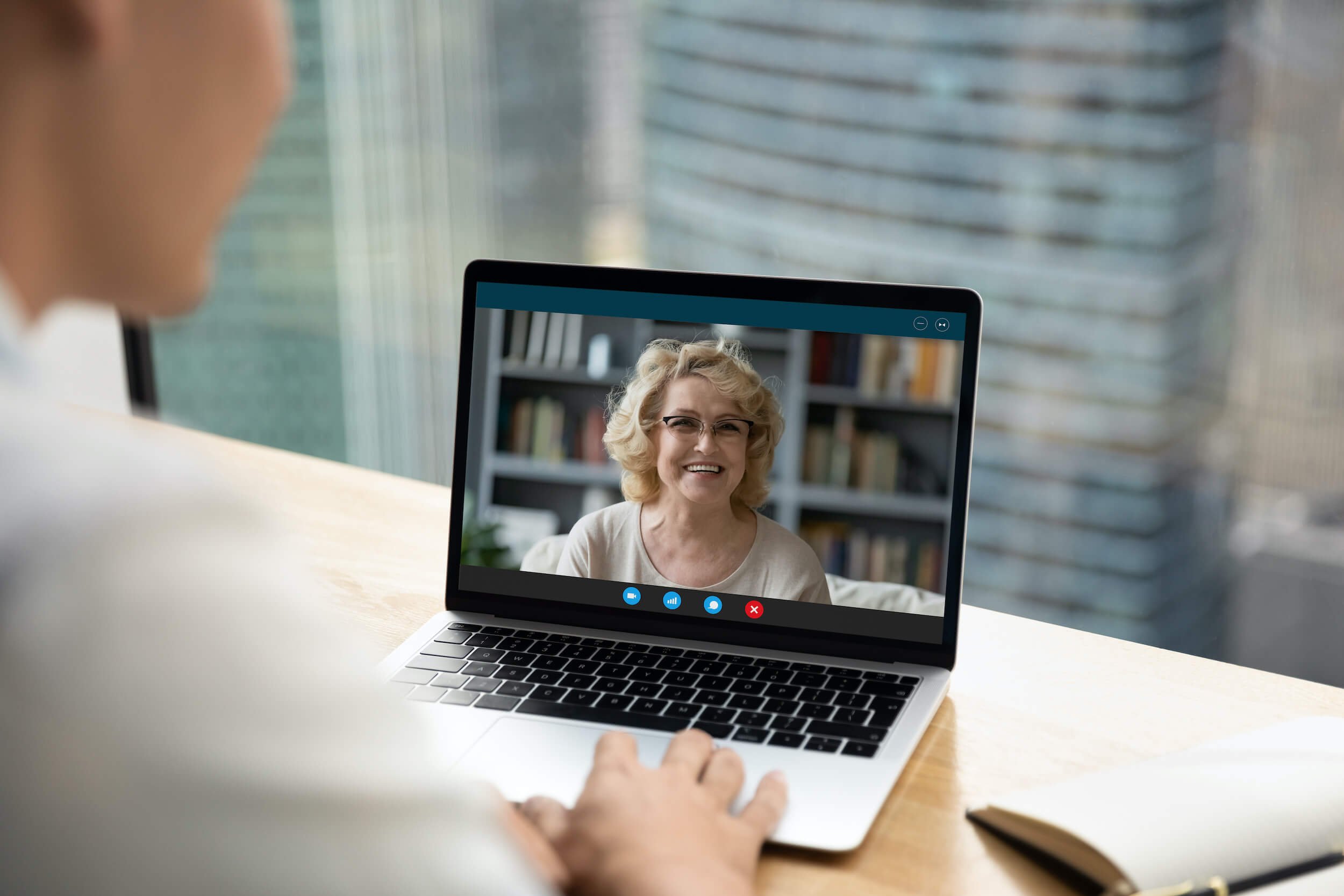 Grandma video chat