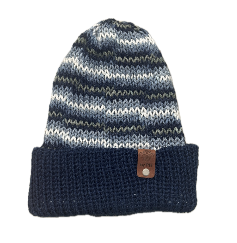 Blue, White, & Grey Hat