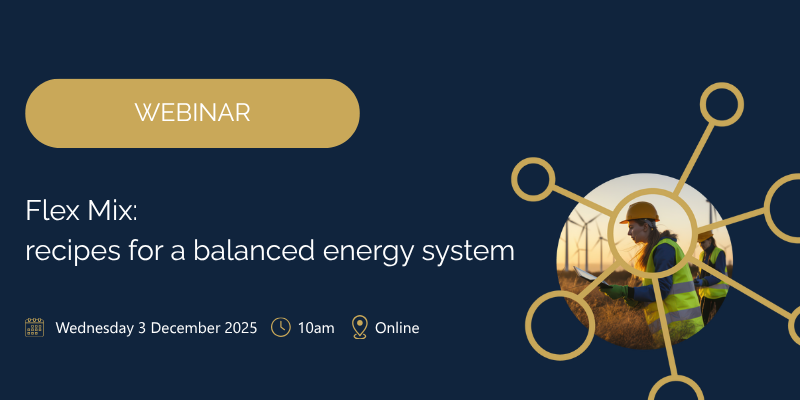 Webinar | Flex Mix: recipes for a balanced energy system 