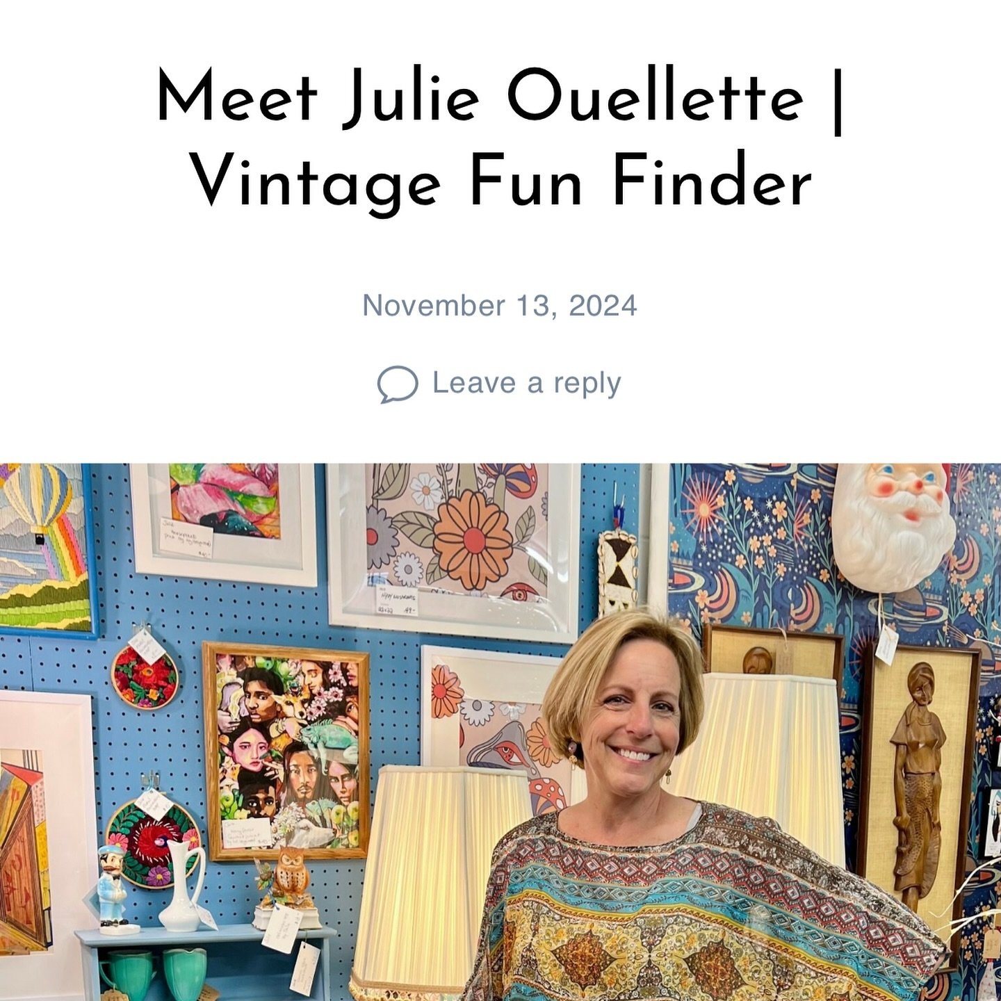 π€© WELL, THIS IS TOO MUCH FUN!! We are excited to receive such love from one of our Buford dealers, Dealer JULIE @julievintagebam, in her interview with @shoutoutatlantaofficial.
β€οΈ Words can not explain how we feel about our dealer-merchants. We ar