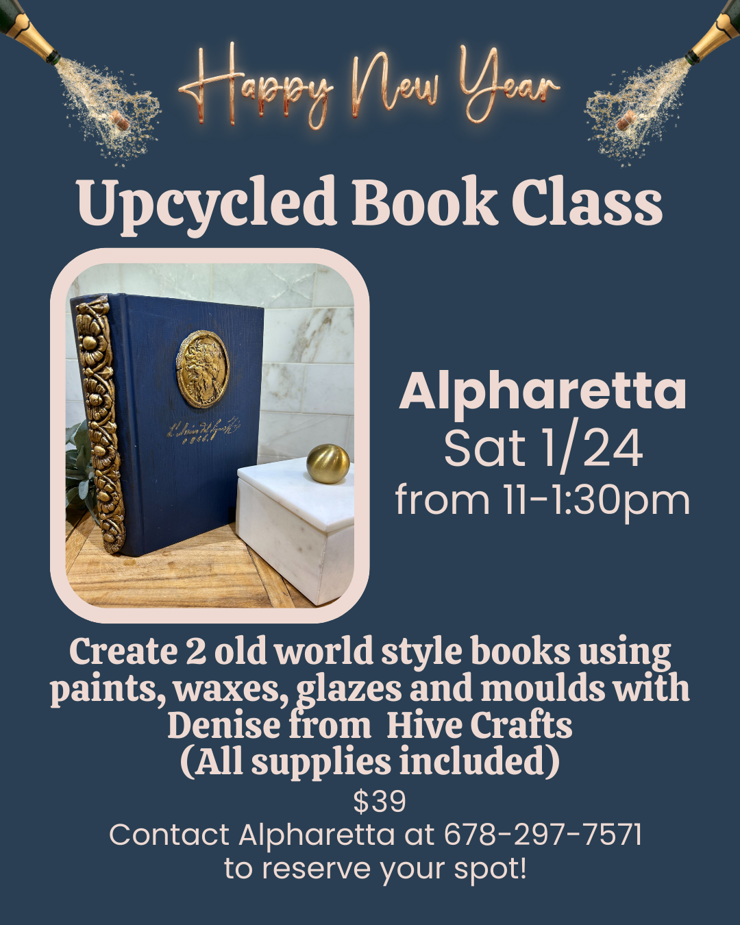 Upcycled Book Class