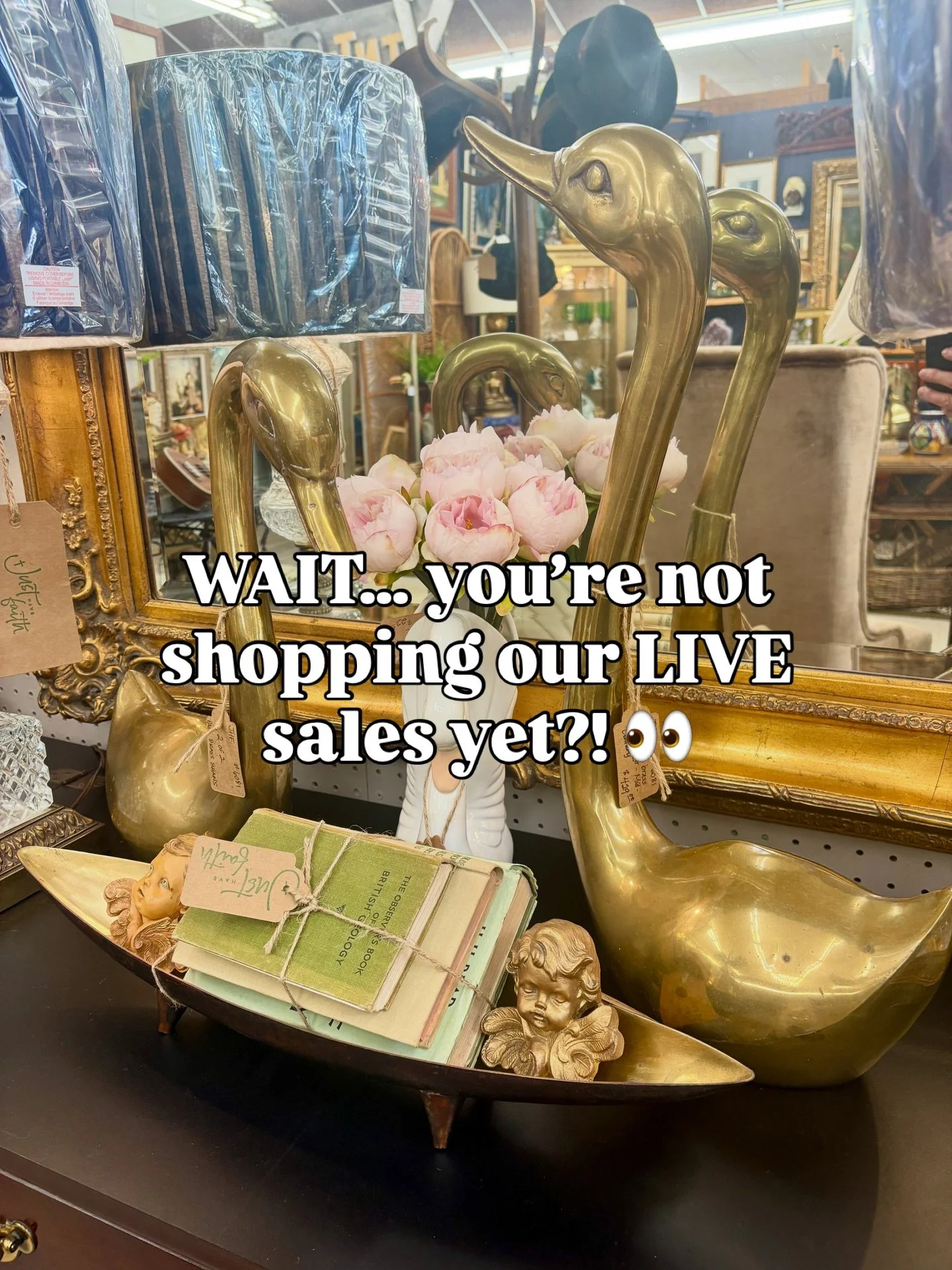 Join us LIVE from our Alpharetta location this Thursday, April 16 at 7PM EST! We&rsquo;re featuring incredible finds from dealers 👉 HAS @hunt.n.gather.atl 👉 MCD @laurenhunterhome 👉 JHF @just.have.faith.antiques &amp; 👉 CT @maureen.collected.treas