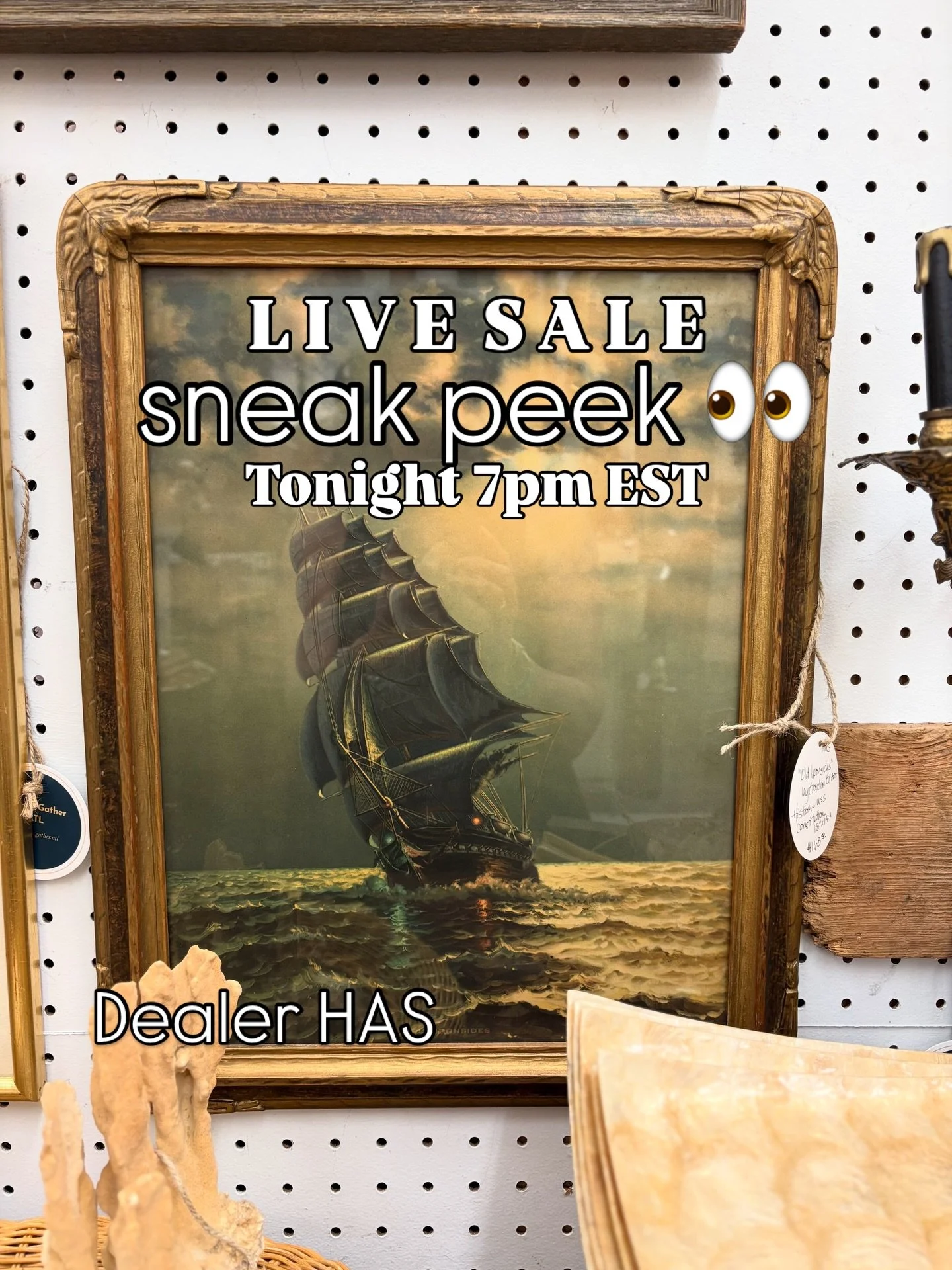 SWIPE 👉 Get a first look at what&rsquo;s hitting the screen tonight 👀✨

We&rsquo;re going LIVE from our Alpharetta location from 7&ndash;9PM EST with some incredible finds you won&rsquo;t want to miss. From vintage treasures to statement pieces, th