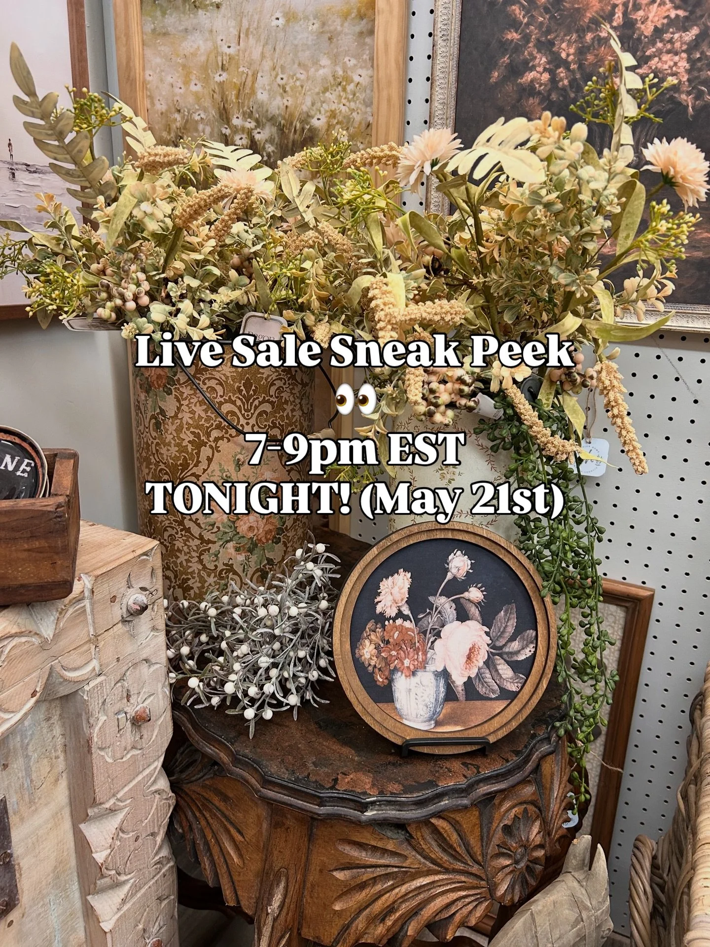 SWIPE 👉 Get a first look at what&rsquo;s hitting the screen tonight 👀✨

We&rsquo;re going LIVE from our Alpharetta location from 7&ndash;9PM EST with some incredible finds you won&rsquo;t want to miss. From vintage treasures to statement pieces, th