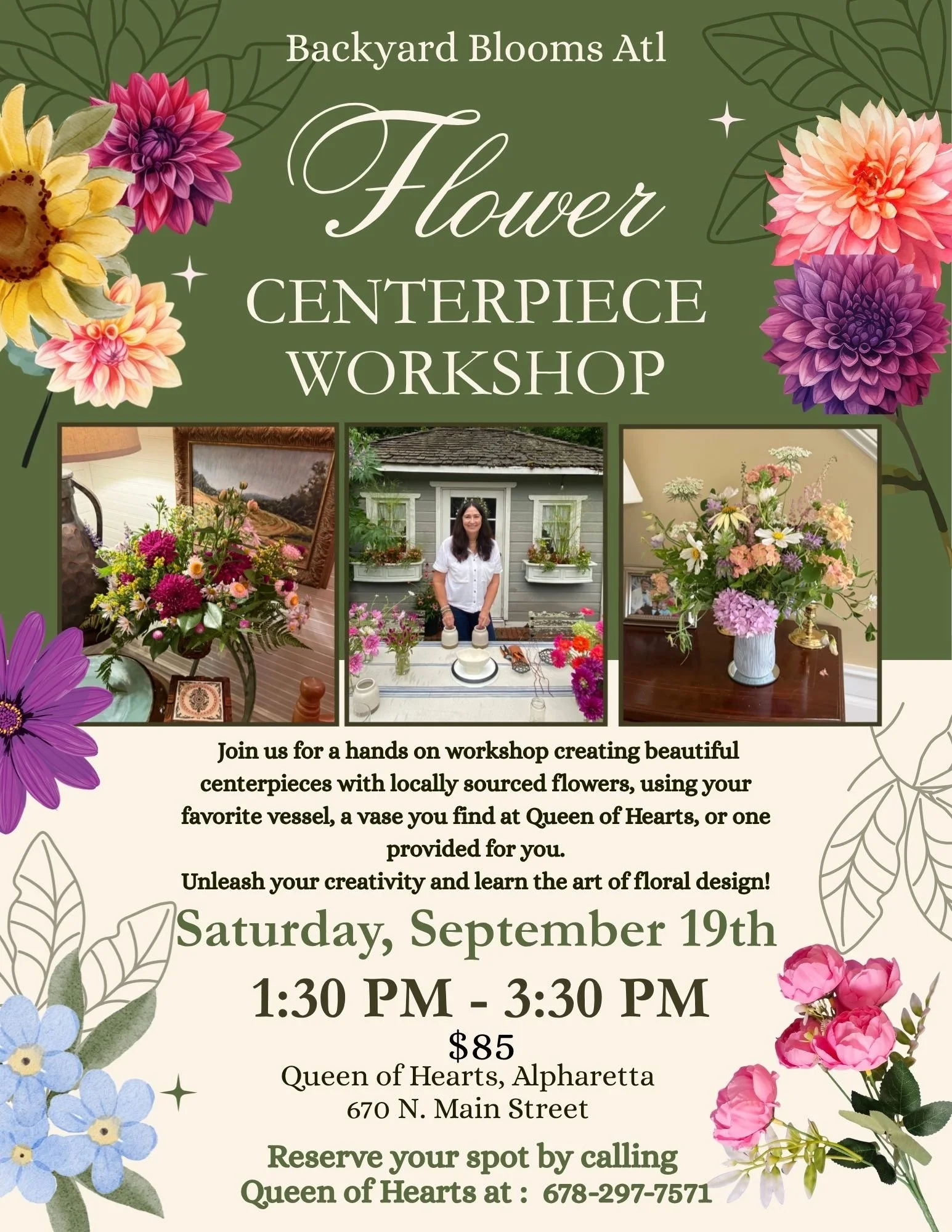 Flower Centerpiece Workshop 