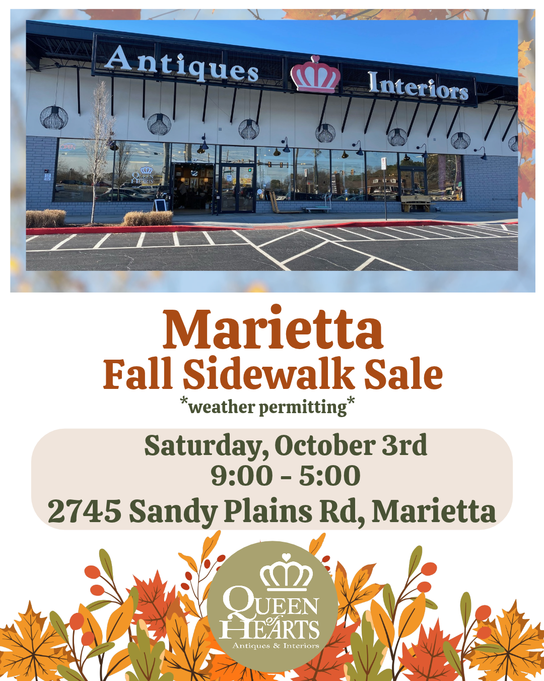 Marietta Sidewalk Sale! 