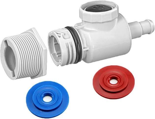 Wall fitting for floor cleaners, universal