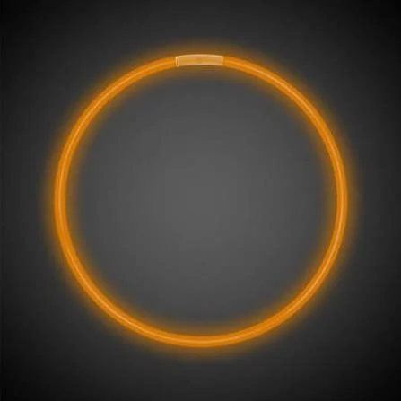 Orange Glow Stick Necklace