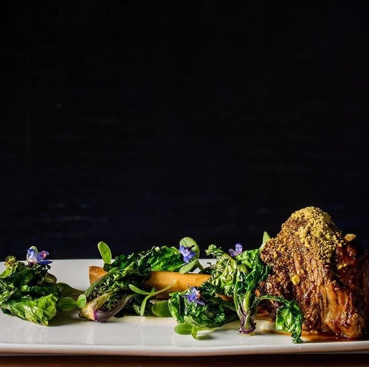 Plated course by Chef Ryan Lory