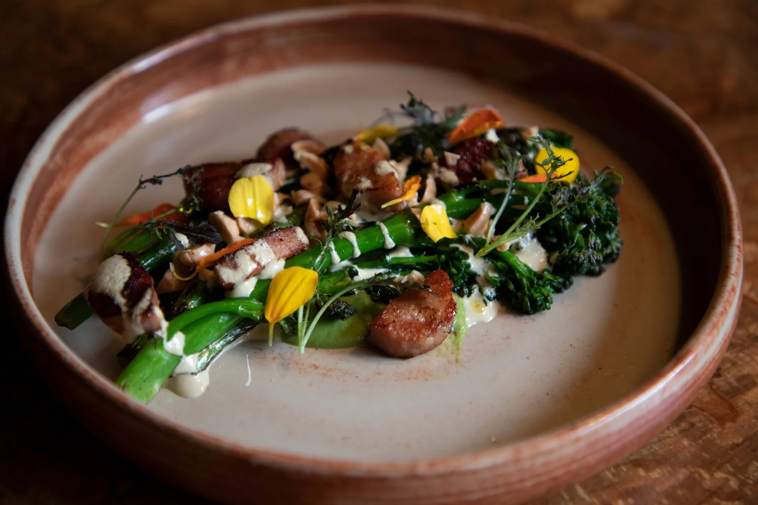Plated course by Chef Ryan Lory