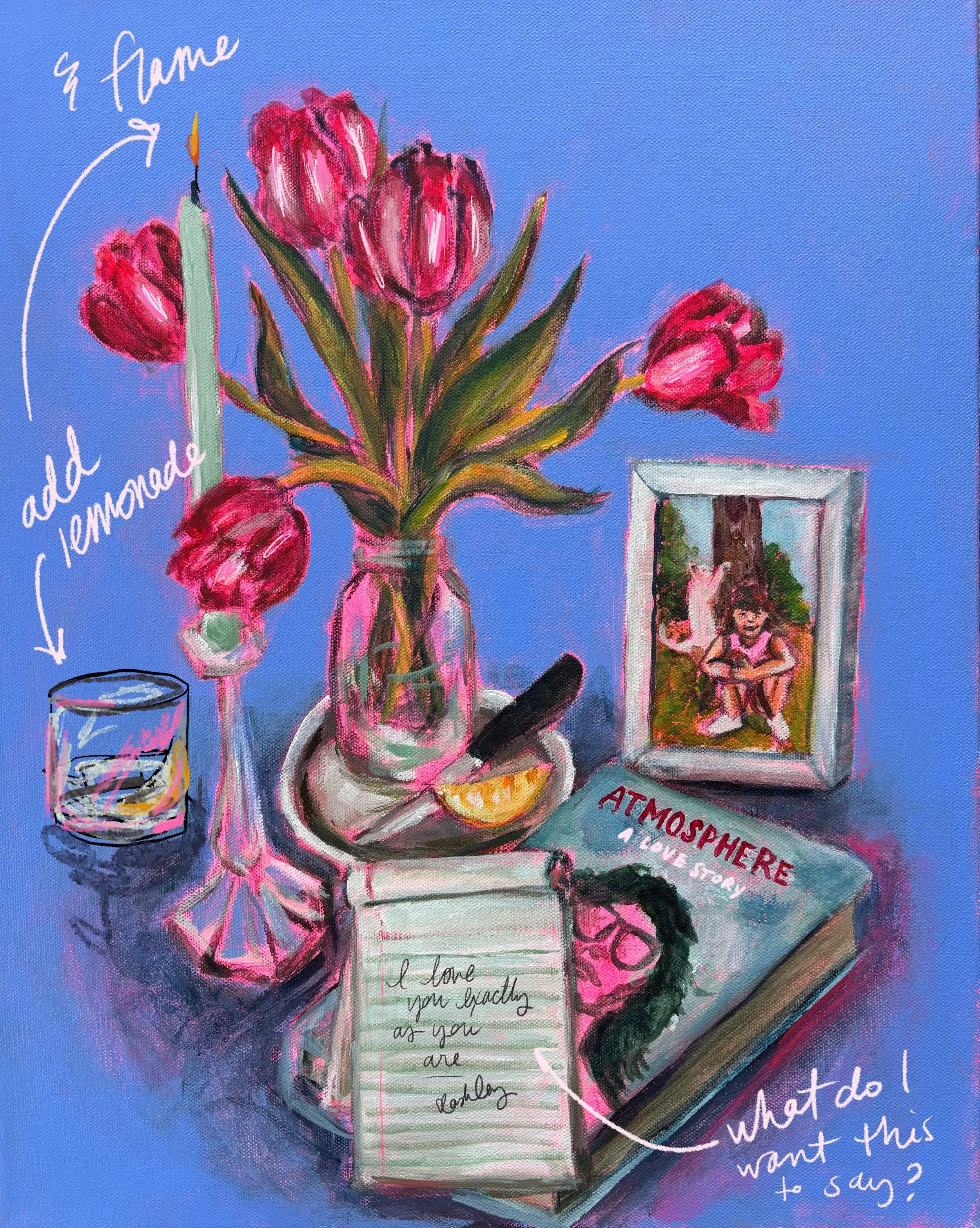 custom floral tablescape in process.jpg