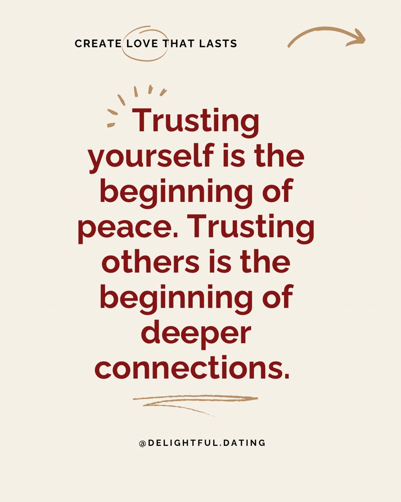 My clients often struggle with trust, because they&rsquo;ve been let down and hurt before. I help them to trust themselves first 🫶🏽.

Trusting yourself comes first because your relationship with yourself sets the tone for every other relationship i