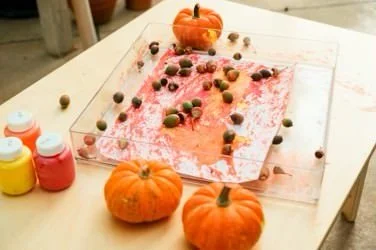 Painting with Acorns