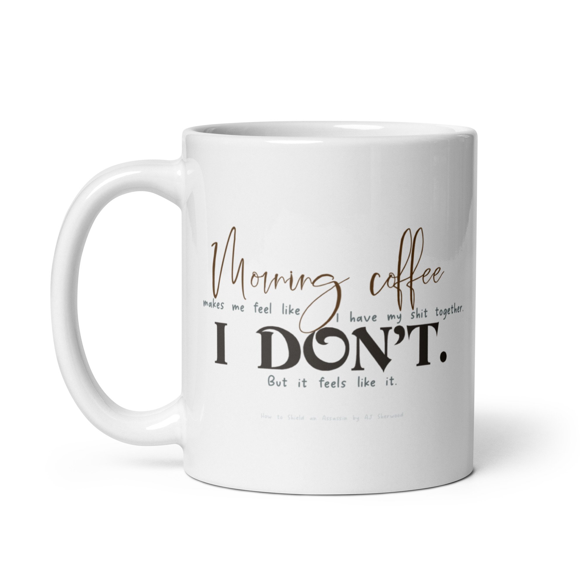 "Morning coffee" coffee mug