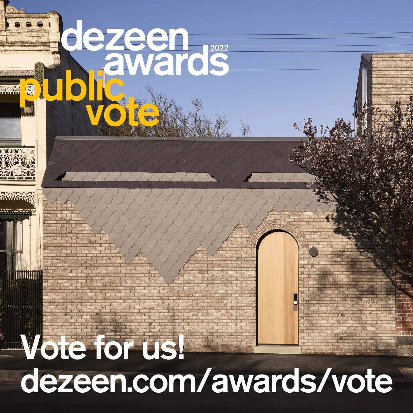We have been shortlisted for 
Residential Rebirth Project 
Dezeen Awards 2002
Public Vote Now until 10.10.22
https://www.dezeen.com/awards/2022/shortlists/nido-house/
#dezeenawards