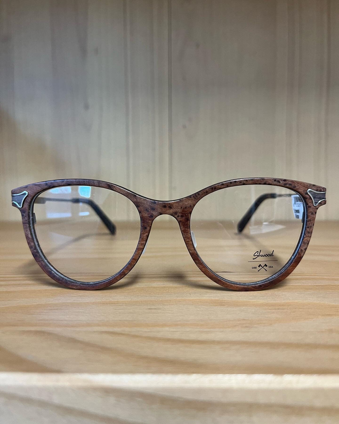 We have the most update technology to care for your eyes but we also have pretty awesome frames too!

We love these from Schwood Eyewear, USA based in the Pacific Northwest, these all have real wood accents in the frame!