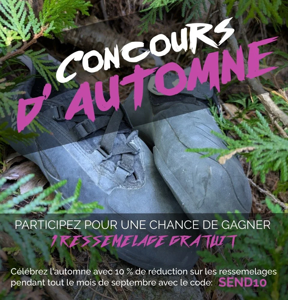 C'est la saison pour sender, et on fait un concours !
Gagnez un ressemelage gratuit !

Pour participer :
- Suivez notre page
- Aimez cette publication
- Dites-nous en commentaire quelle paire de chaussures vous feriez ressemeler
- Partagez cette publ