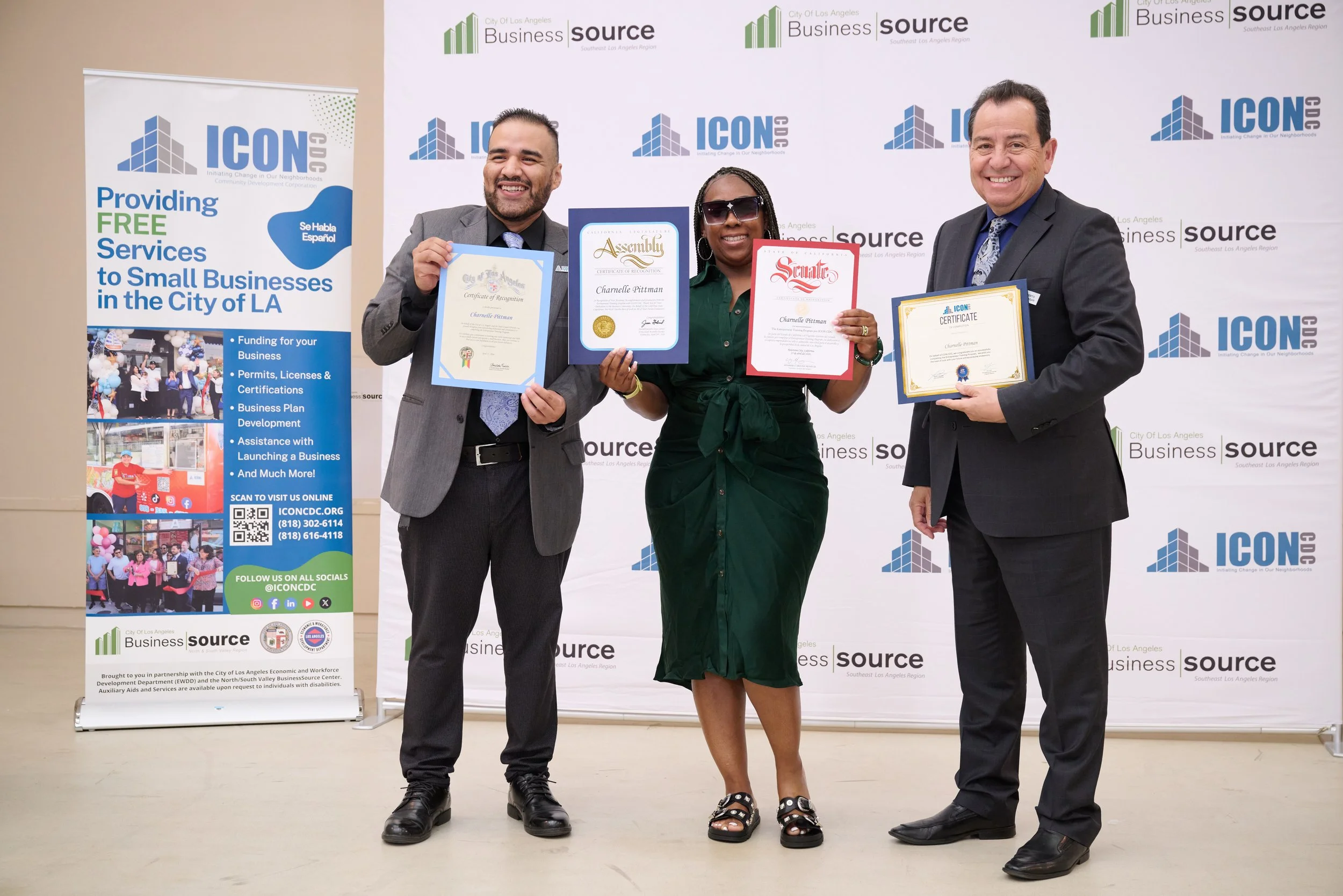 ICON CDC Celebrates 62 Graduates from the Entrepreneur Training Program