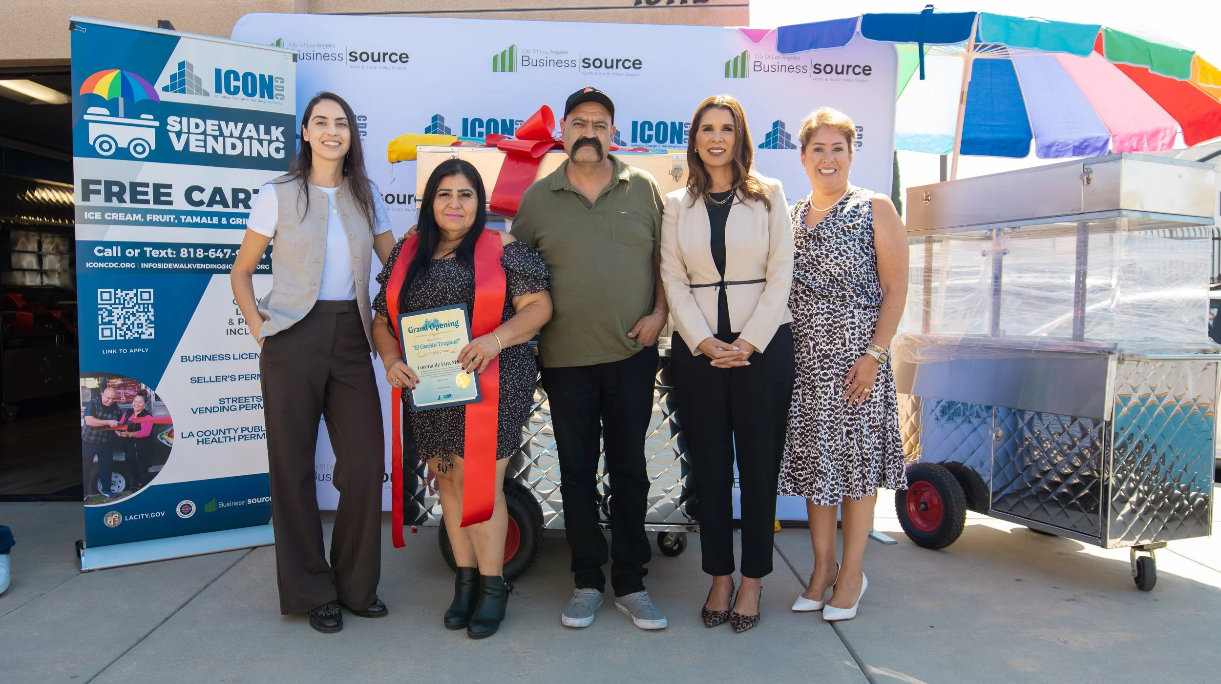 Four Local Vendors Receive New Carts Through Sidewalk Vending Program