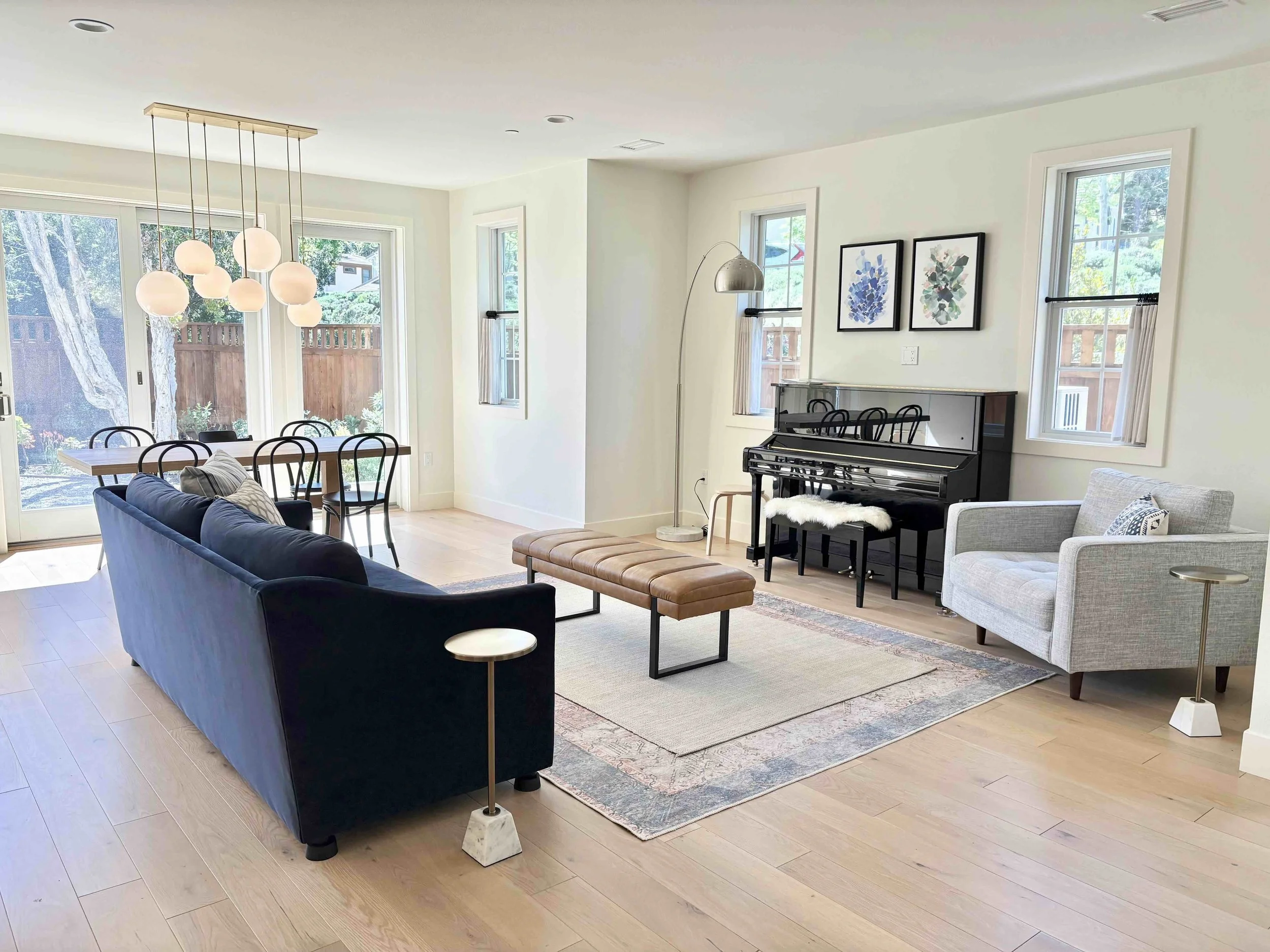 Entryway and Living Room