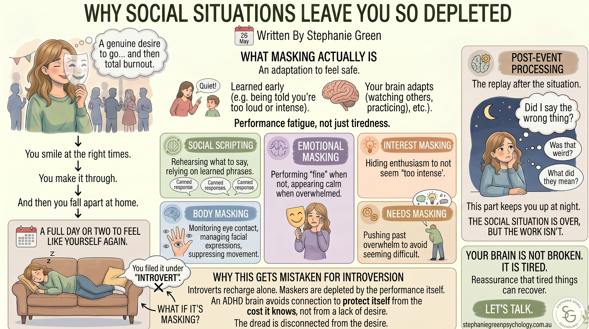 Why Social Situations Leave You So Depleted