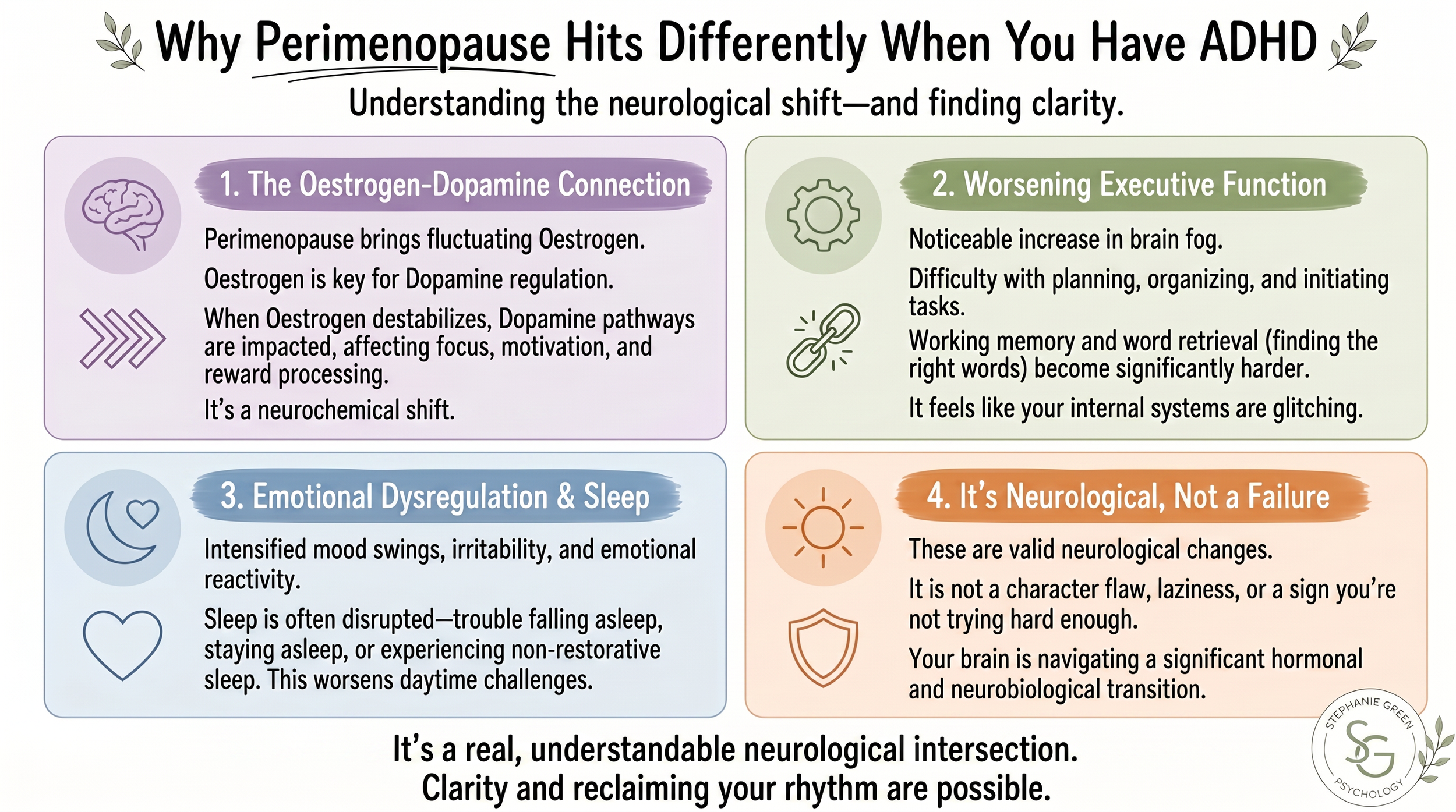Why Perimenopause Hits Differently When You Have ADHD