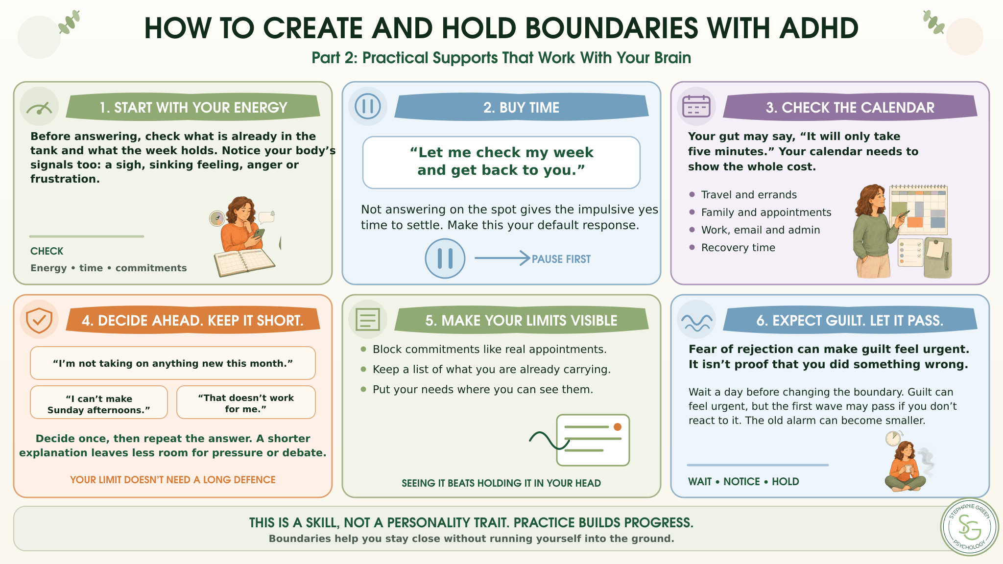 Part 2: How to Create and Hold Boundaries With ADHD