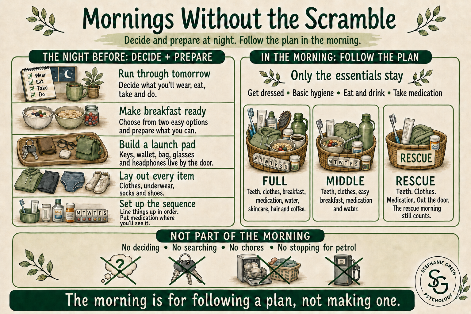 Mornings Without the Scramble