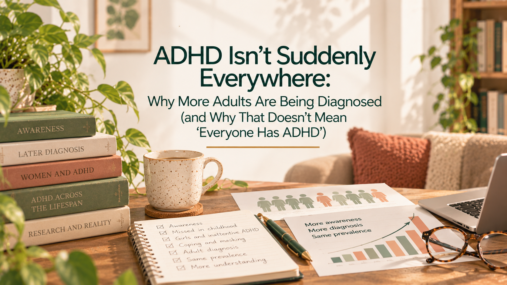 ADHD Isn’t Suddenly Everywhere: Why More Adults Are Being Diagnosed (and Why That Doesn’t Mean “Everyone Has ADHD”)
