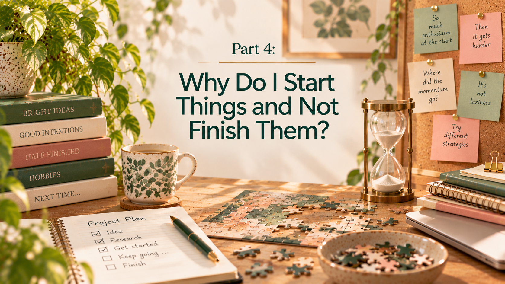 Part 4: Why Do I Start Things and Not Finish Them? 