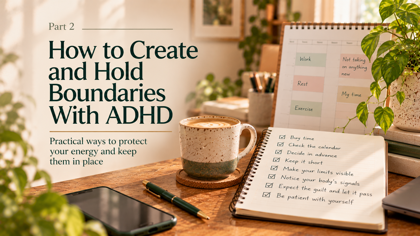 Part 2: How to Create and Hold Boundaries With ADHD