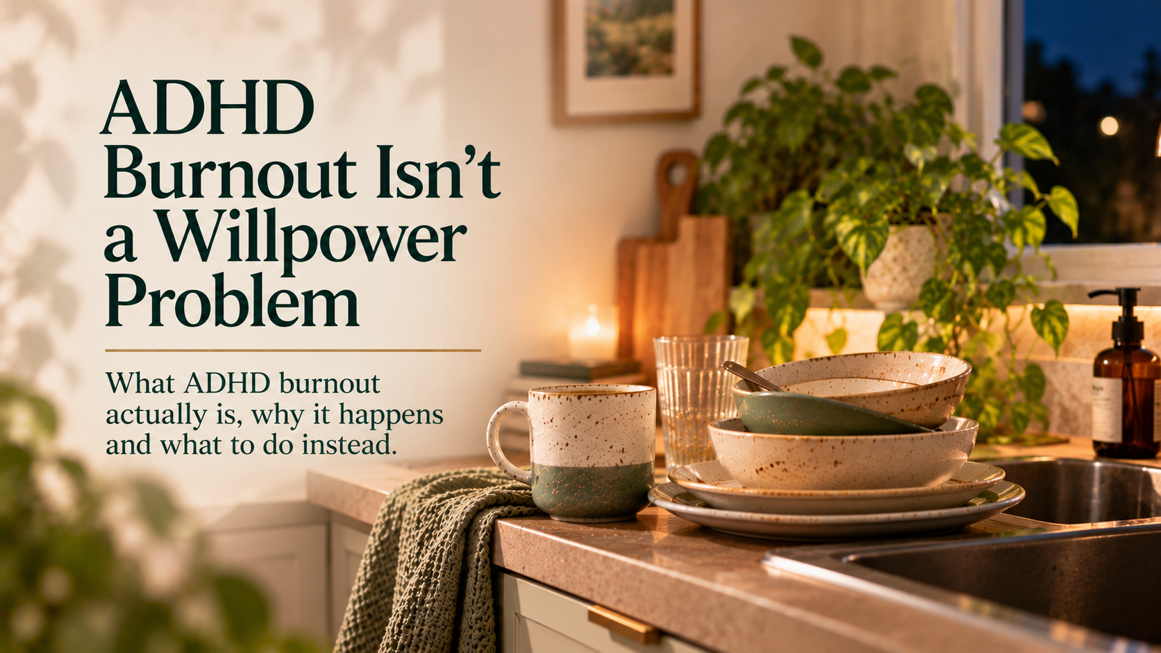 ADHD Burnout Is Not a Willpower Problem
