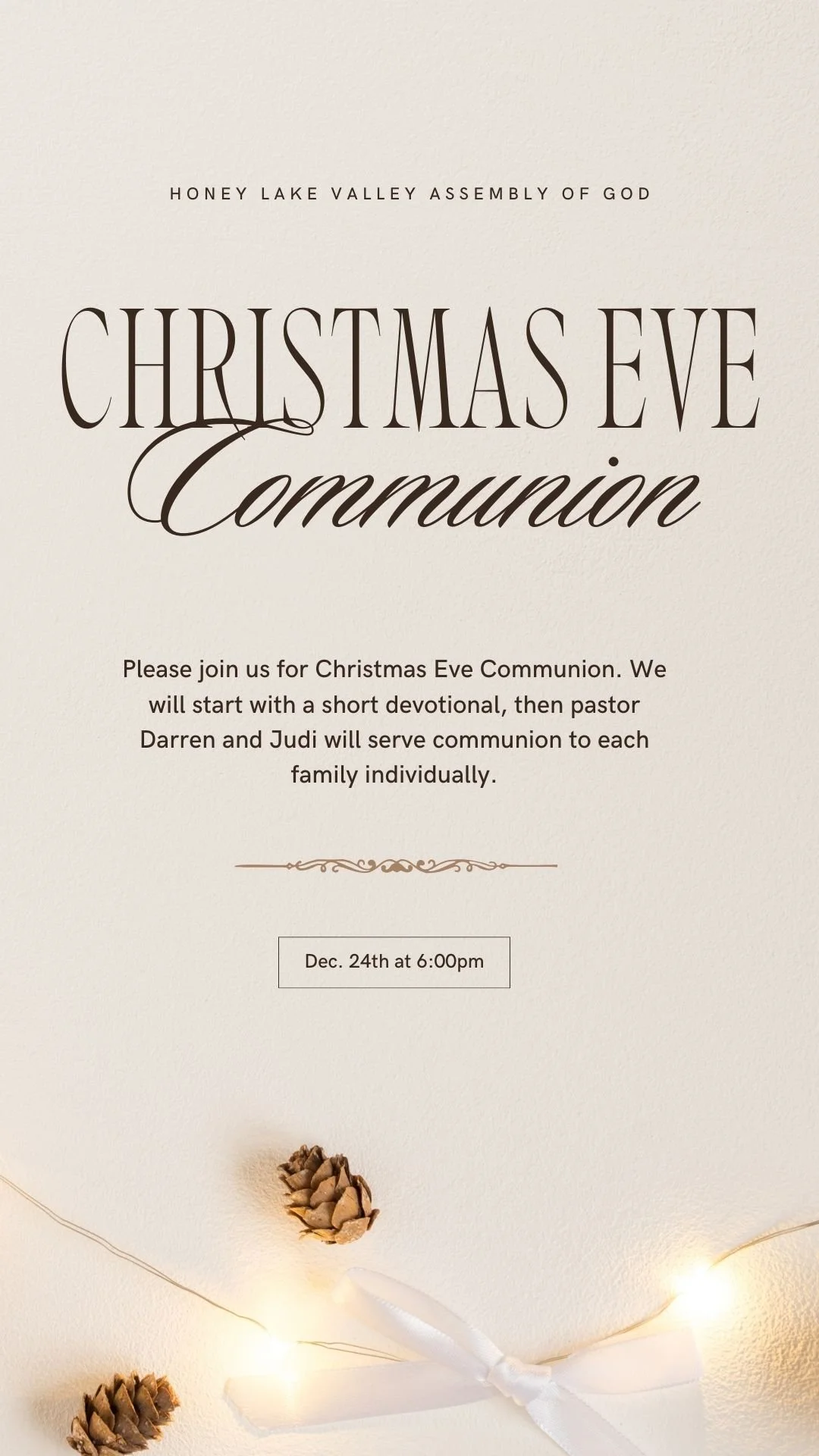 Christmas Eve Communion