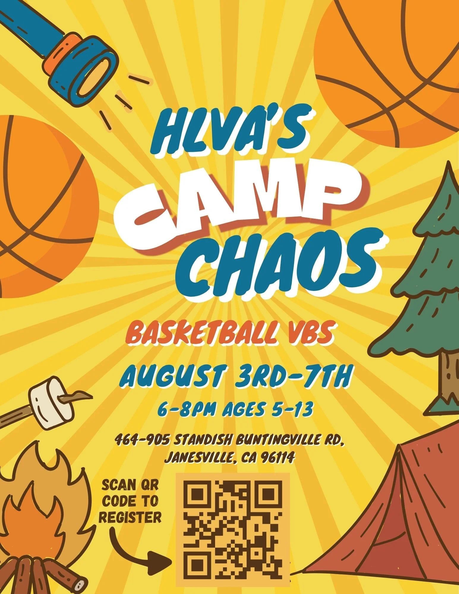 Camp Chaos Basketball VBS