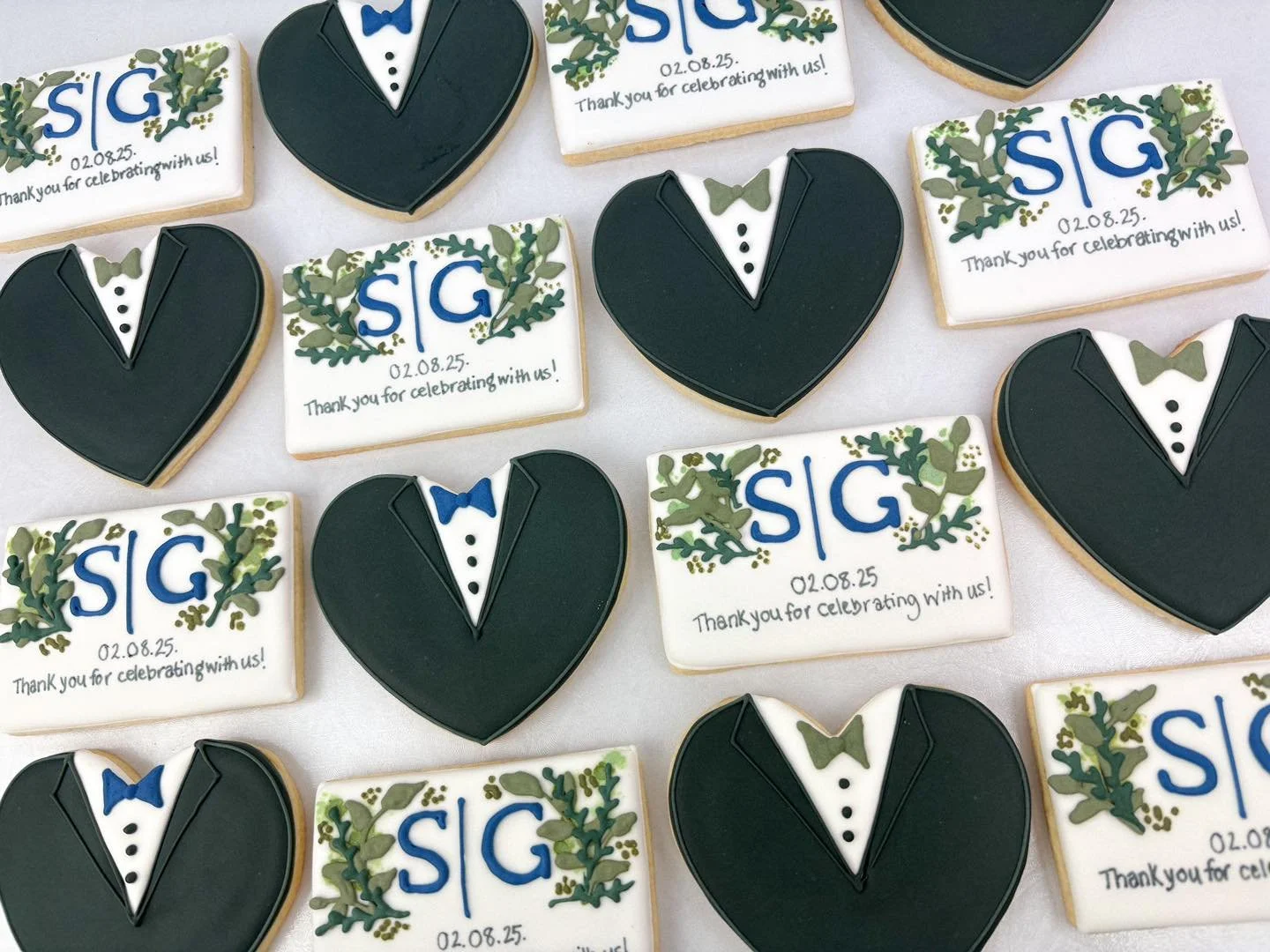 Congratulations Sal &amp; George 🤍💙💚