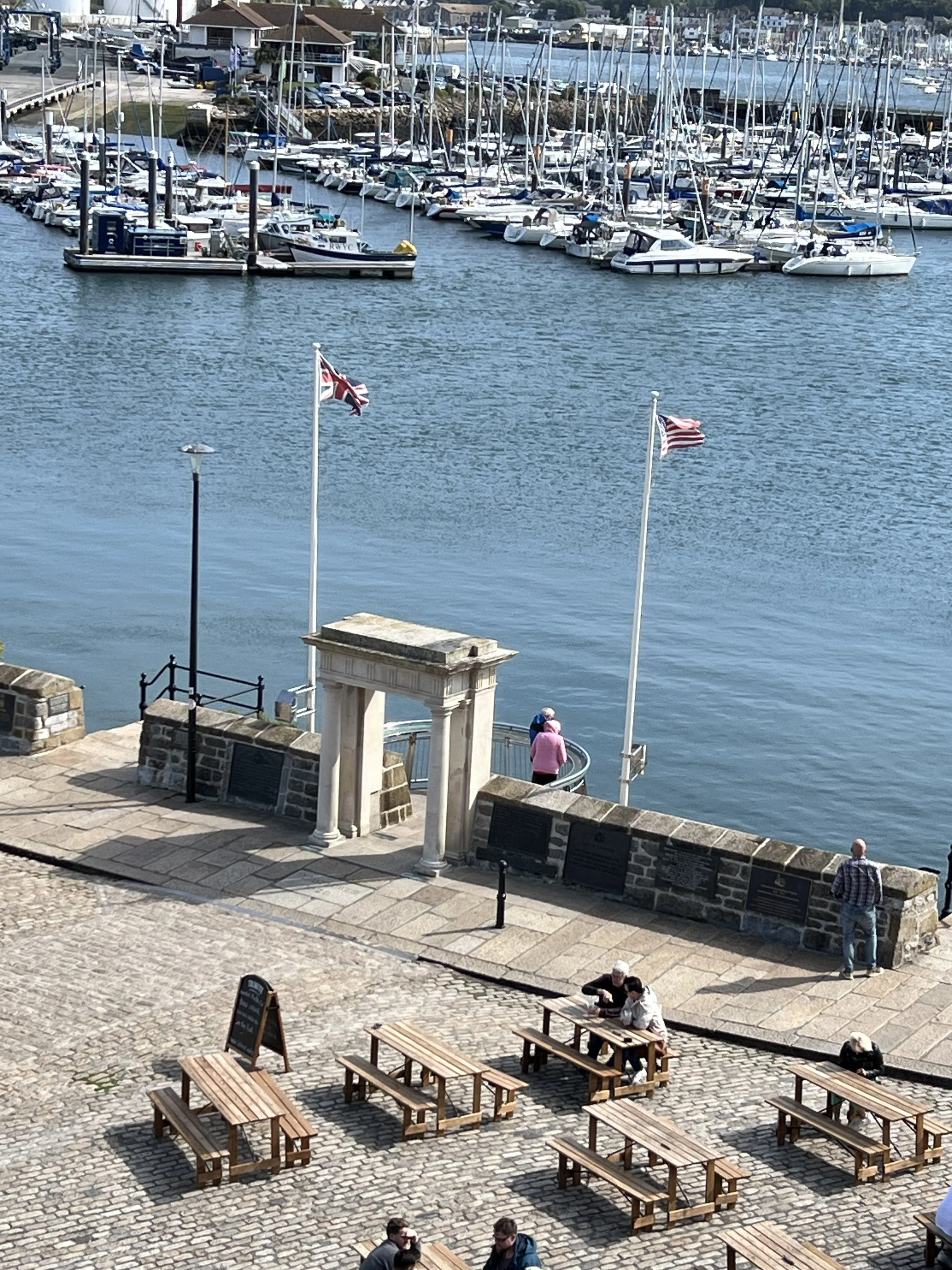 Plymouth docks.