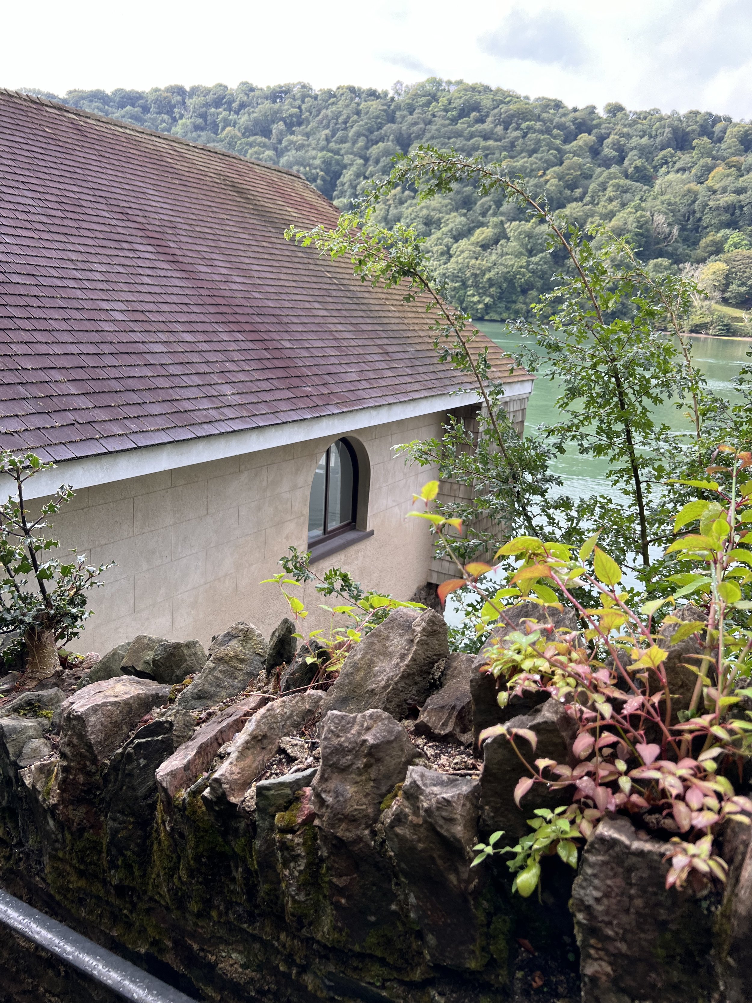 This boathouse inspired the scene of the crime in Agatha Christie's DEAD MAN'S FOLLY.