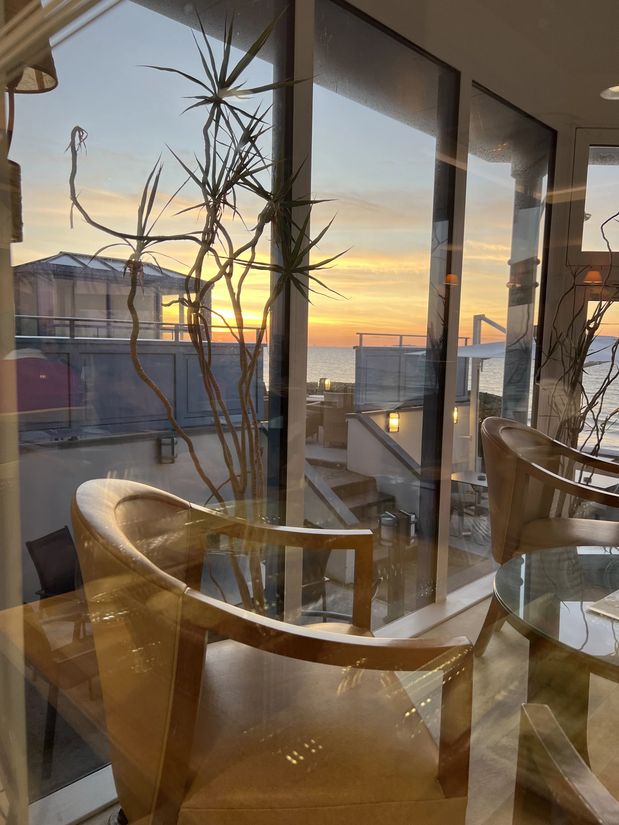 View from hotel restaurant