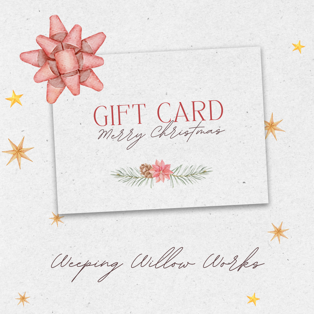 Merry Christmas Bow Gift Card