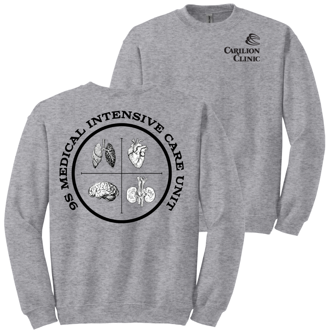 Carilion Clinic 9SICU Nurse - Gildan Sweatshirt