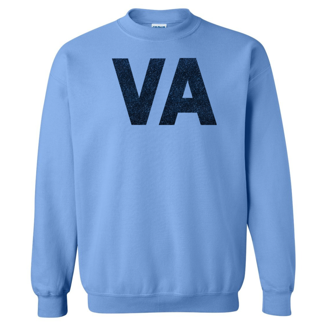 Glitter Embroidered VA Sweatshirts (VA Medical Center)