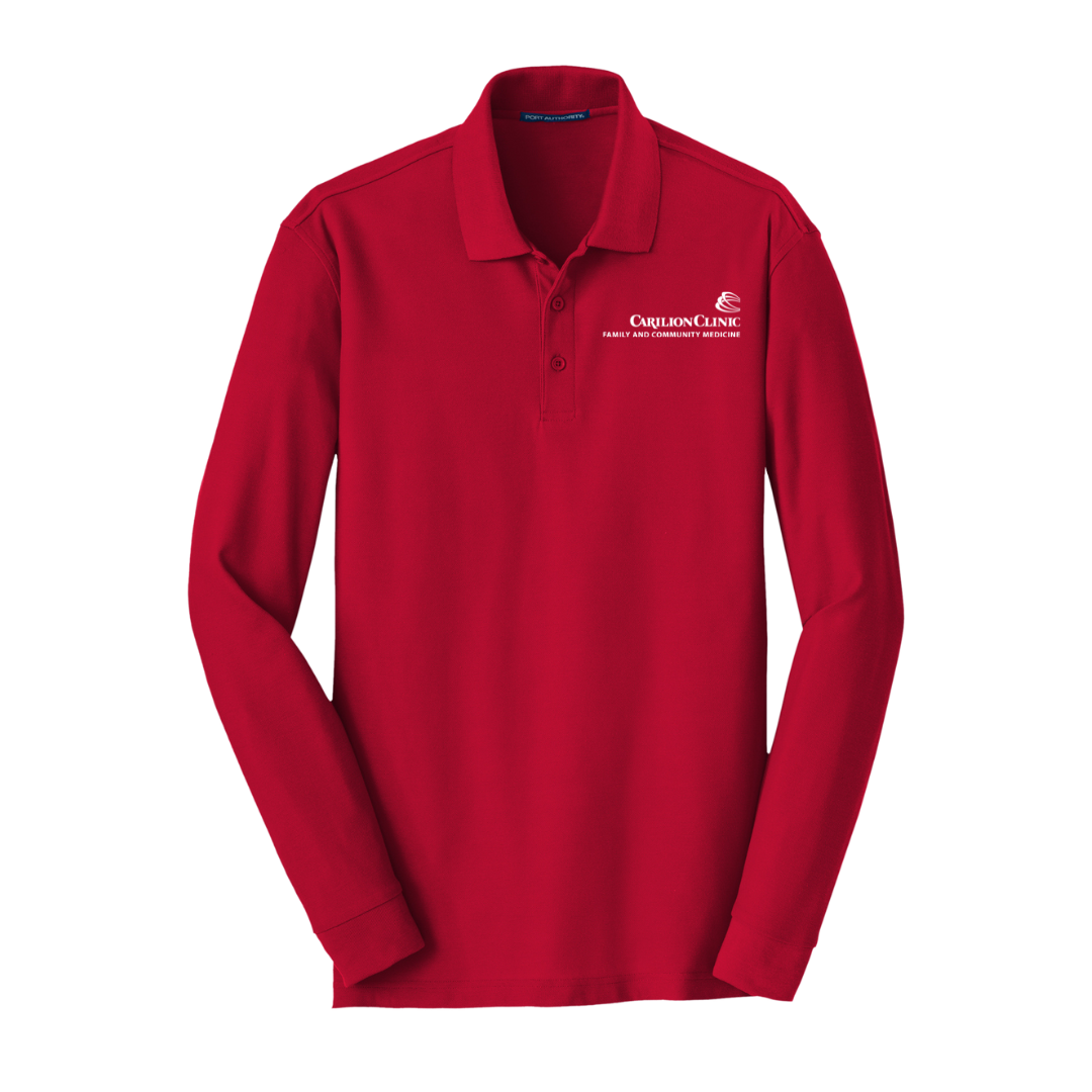Carilion Clinic Family Medicine Port Authority Long Sleeve Polo - K100LS