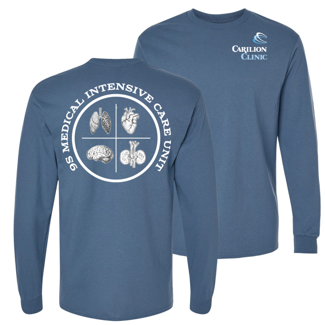 Carilion Clinic 9SICU Nurse - Gildan Long Sleeve T-Shirt