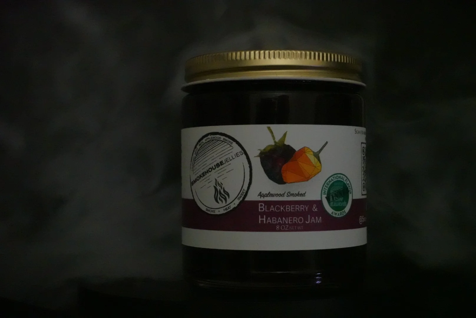 Smoked Blackberry & Habanero Pepper Jelly