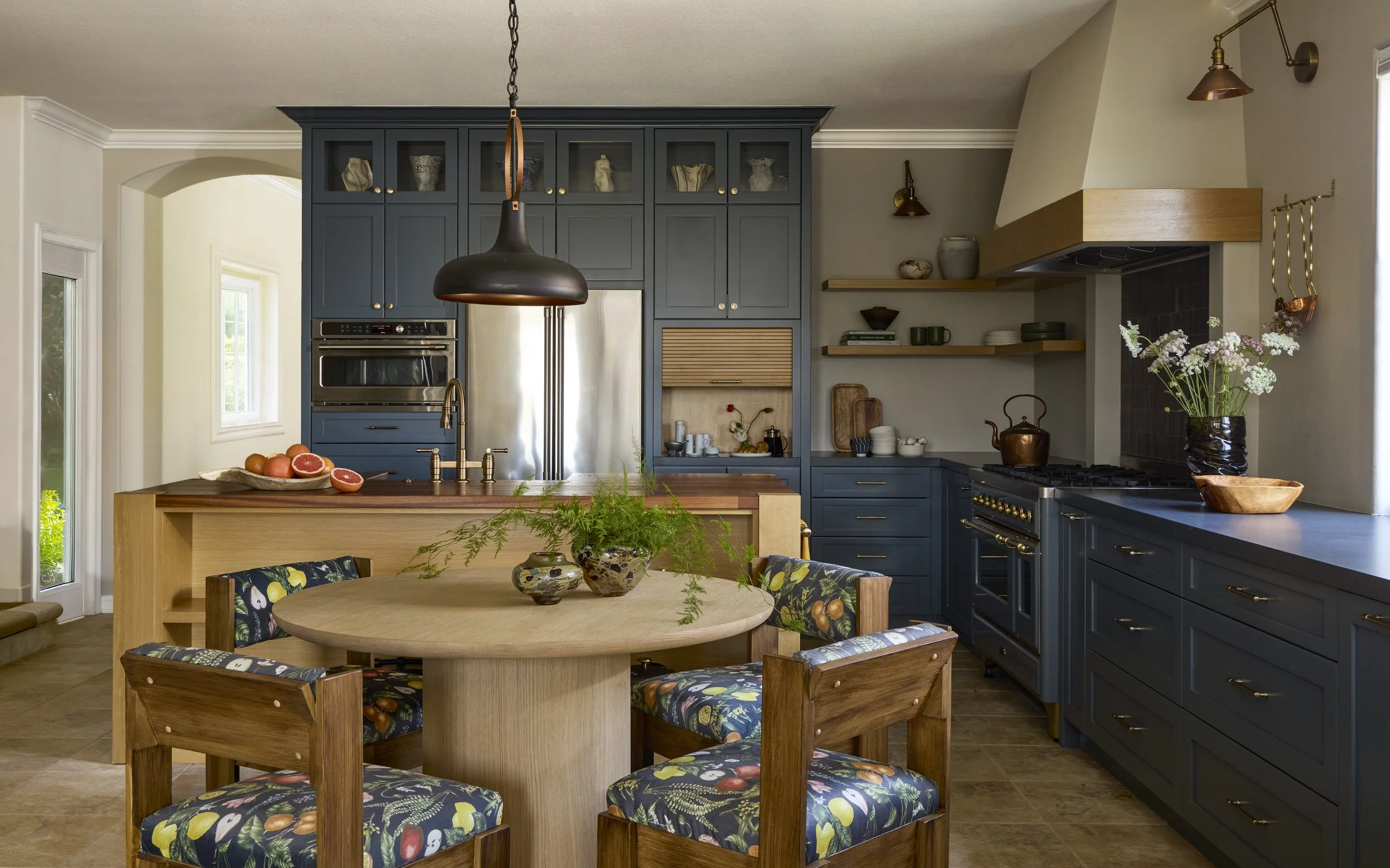 Custom made furniture in kitchen remodel