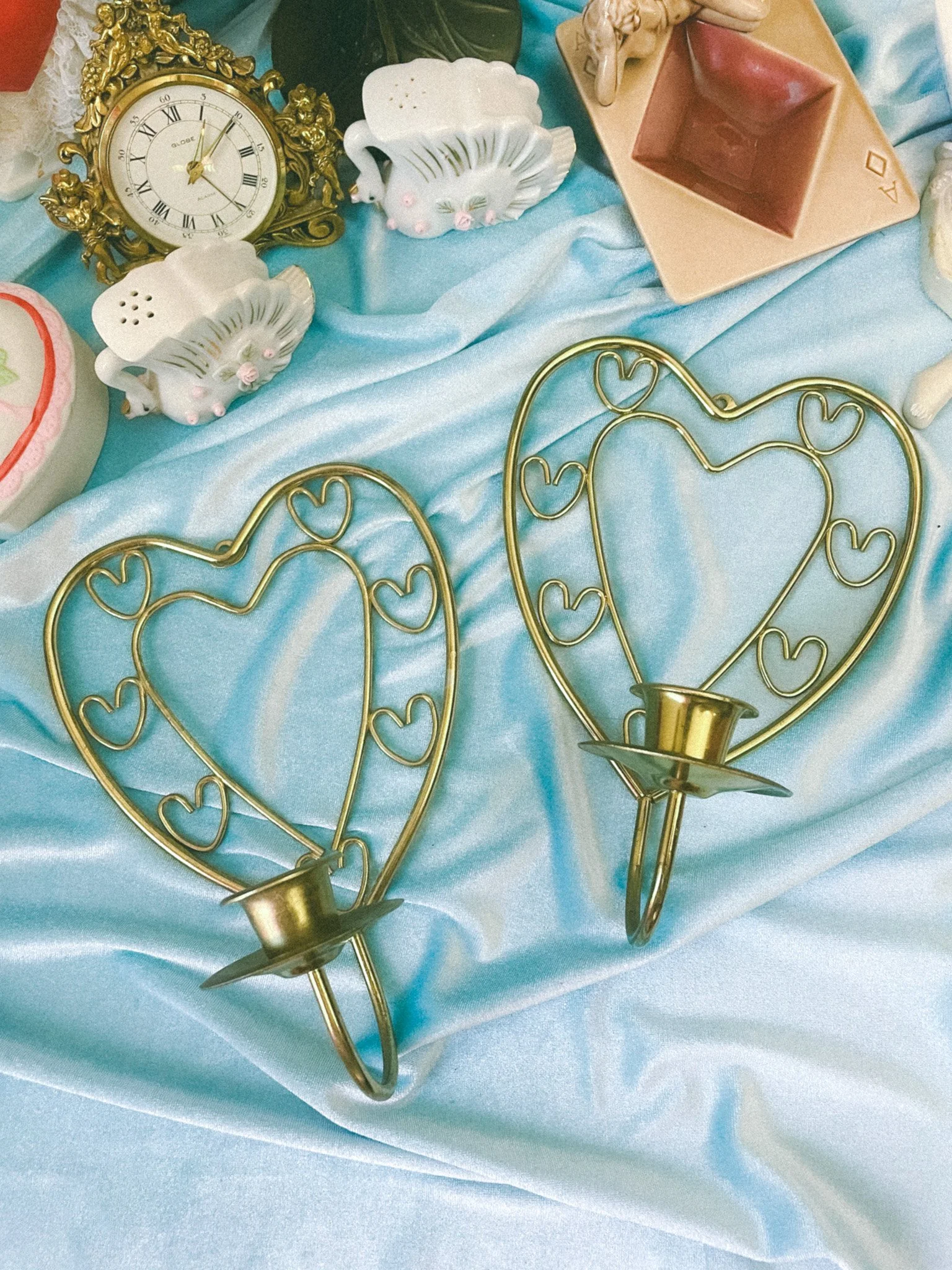 *NEW* brass heart wall sconce - sold separately