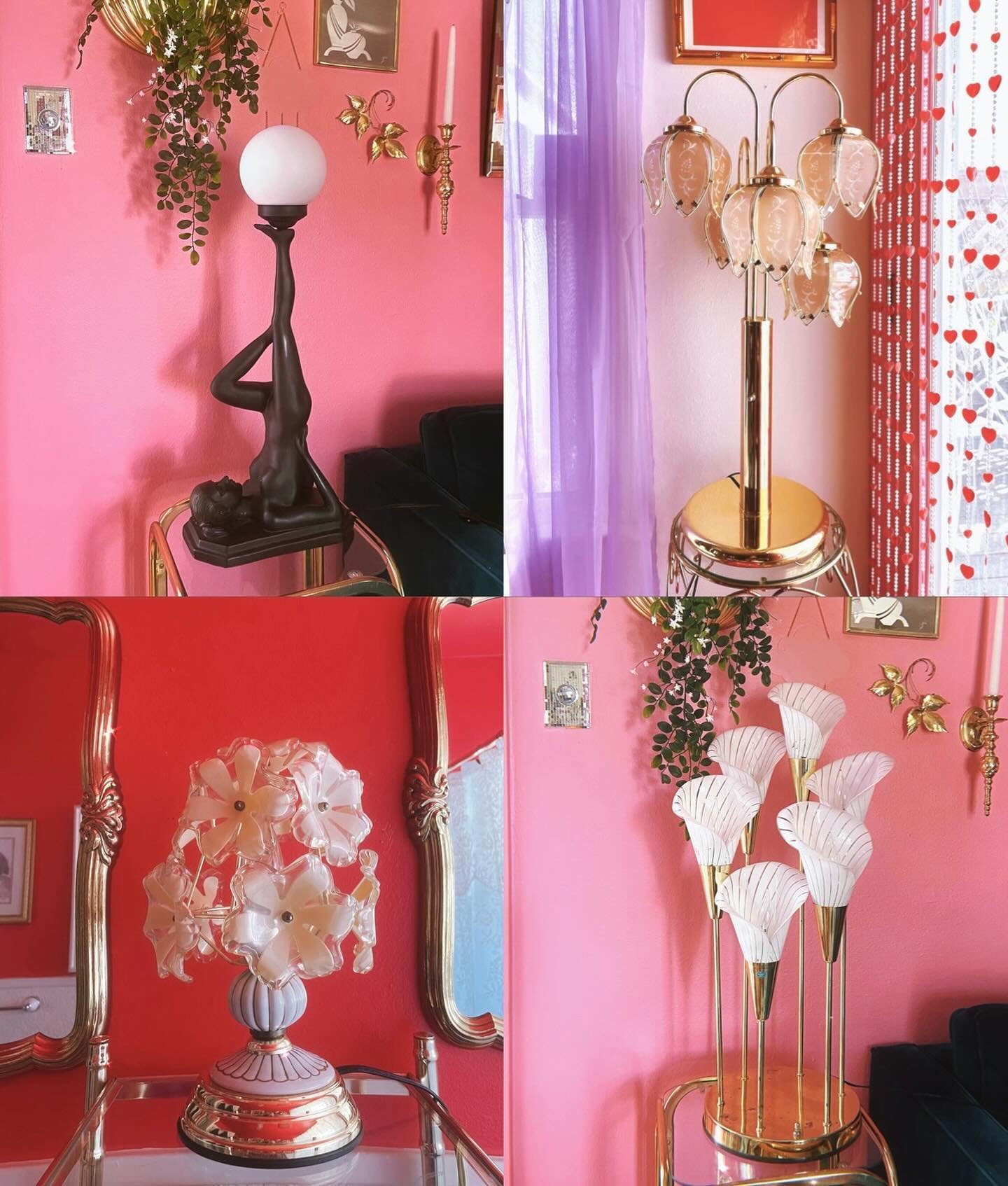 edit: ALL LAMPS SOLD // happy lamp drop day hotties!!!✨✨ all of these vintage beauties will be listed on the site at 2pm cst today💋💋💋

also did y&rsquo;all know we offer afterpay?! &amp; don&rsquo;t forget about our FREE SHIPPING on every order!❣️