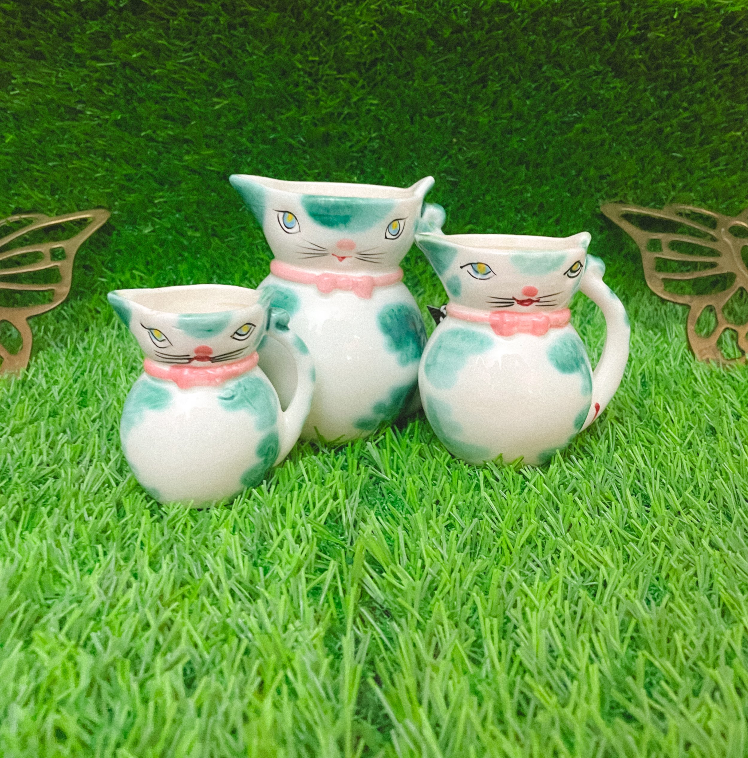cat creamer set